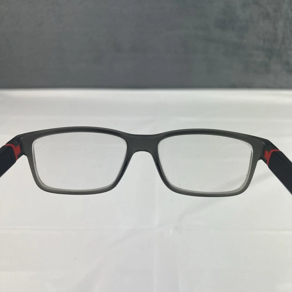 Oakley OY8007 0250 Field Day Youth Glasses Satin Grey Smoke Red 50-15-128 #2